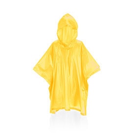 Children's rain poncho yellow