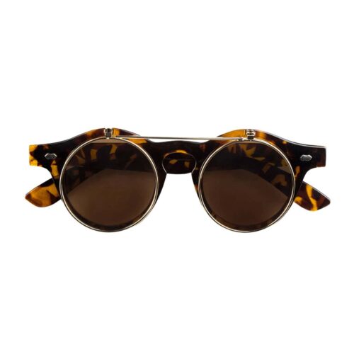 Halloween Flip-style Vintage Steampunk Glasses