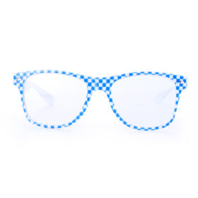 Oktoberfest glasses with clear lenses blue/white
