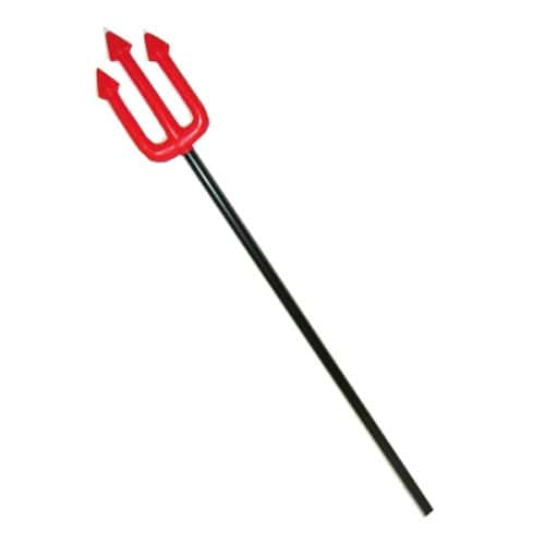 Halloween trident devil red/black