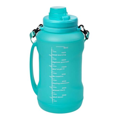 Duradis - Extra Large Silicone Water Bottle 2000 ml - Turquoise