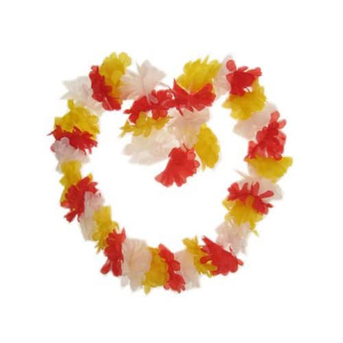Hawaii Garland Oeteldonk Red/White/Yellow
