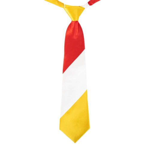 Tie Oeteldonk red/white/yellow
