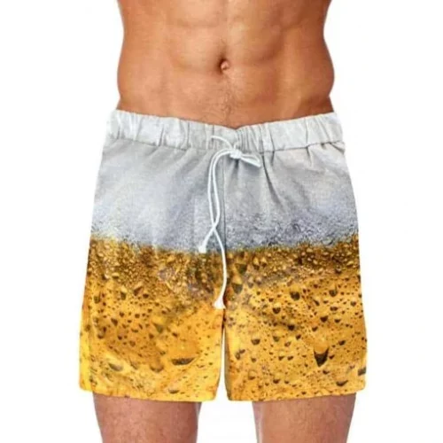 Beer Swim Trunks - Size XXL