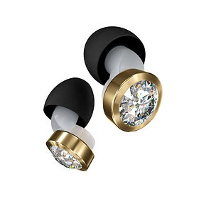Ear Bling earplugs gold