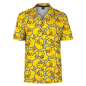 Hawaii blouse met badeendjes