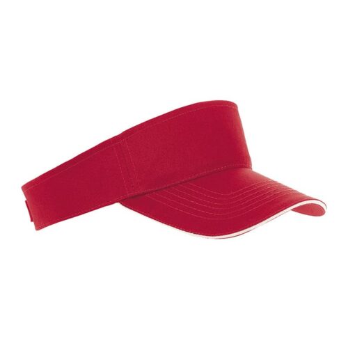 Sol's adjustable sun visor red