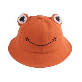 Frog Fisherman's Hat 56-58 cm Cotton Orange