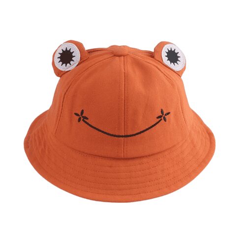 Frog Fisherman's Hat 56-58 cm Cotton Orange