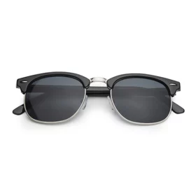 Club sunglasses black-silver frame | UV-400