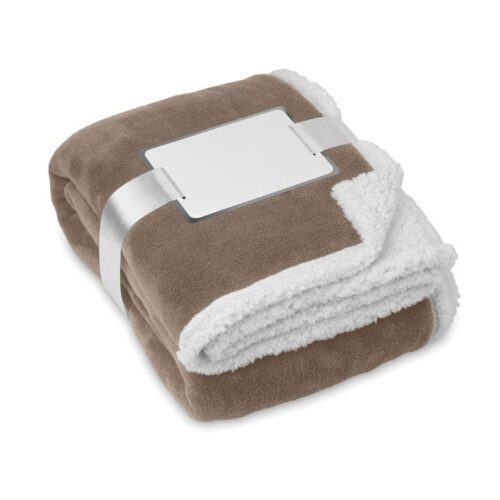 Fleece blanket 150 x 120 cm khaki