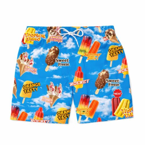 Swim Shorts with Ice Creams - Size S