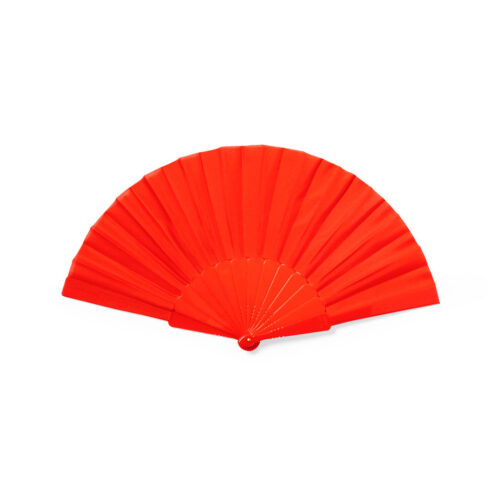 Hand fan RPET red
