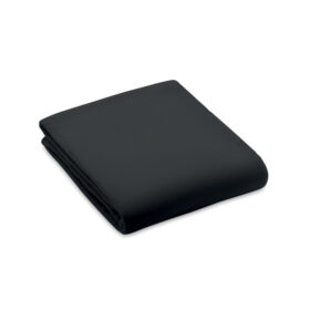 RPET polar fleece blanket 150 x 120 cm black