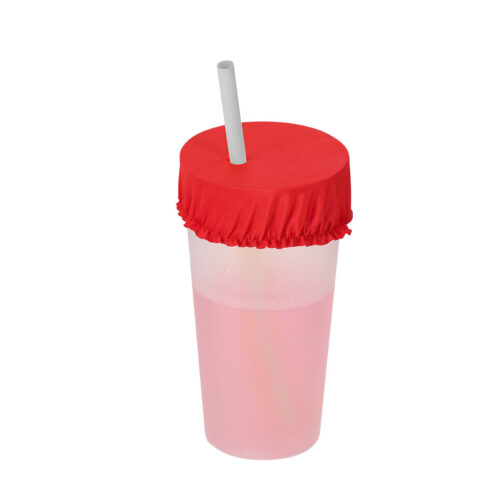 Flexible Cup Lid Polyester - Red