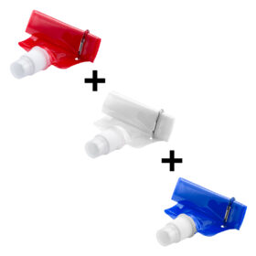 Water Bag with Carabiner Set of 3 - Red/White/Blue