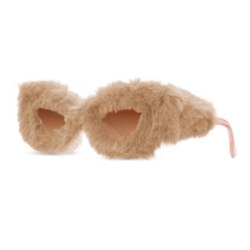 Plush sunglasses classic model - Brown