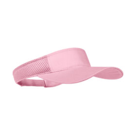 Adjustable mesh sun visor with Velcro closure pink