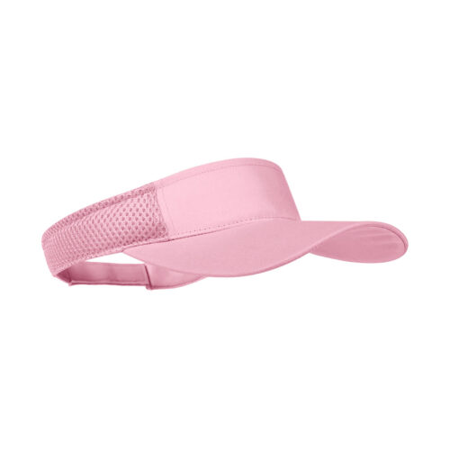 Adjustable mesh sun visor with Velcro closure pink