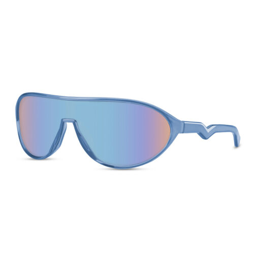 Sporty classic sunglasses blue - With blue lenses