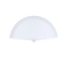 PP hand fan white