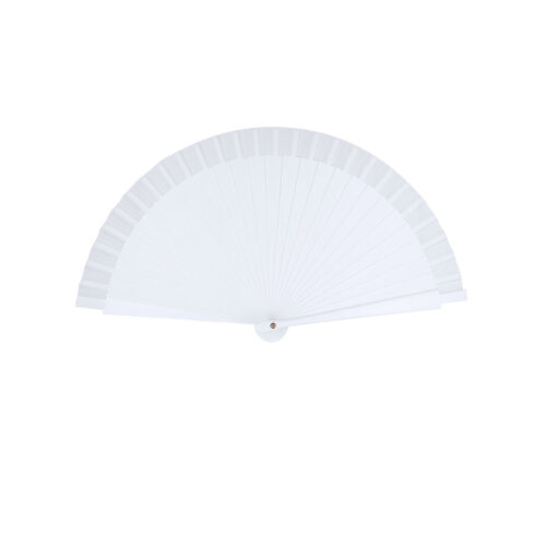 PP hand fan white