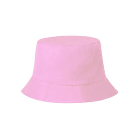 Bucket hat cotton pink