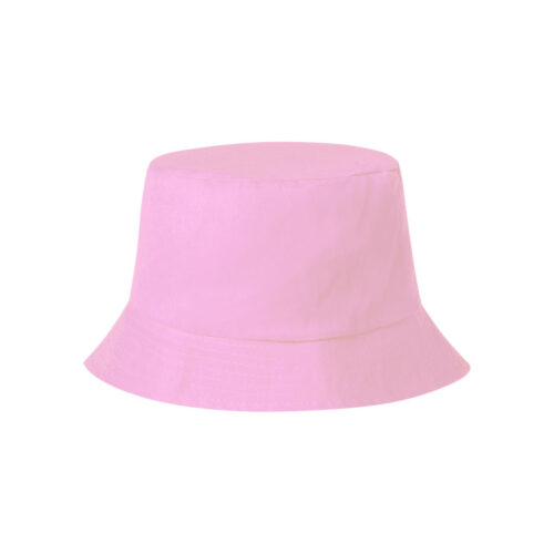 Bucket hat cotton pink