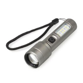 Campfest flashlight with side light 1200 mAh - Grey