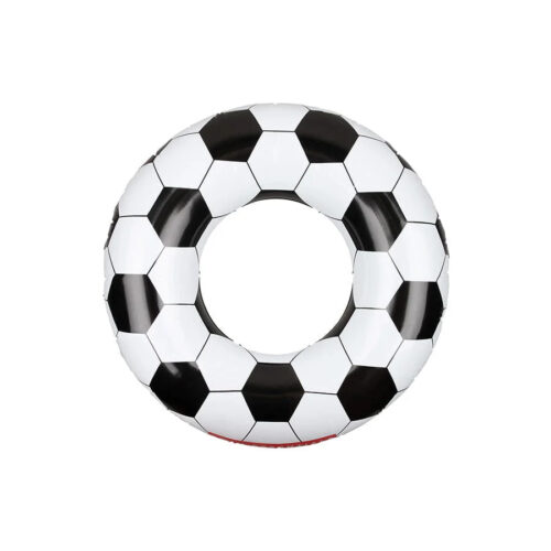 Soccer Pool Float 90 cm Black/White