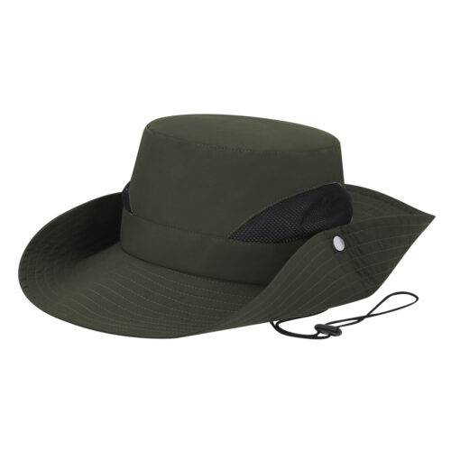 Safari hat with mesh - Jungle green
