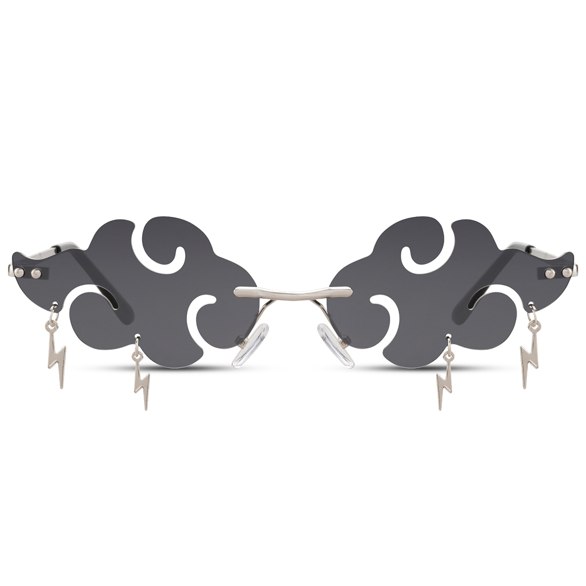Sunglasses raincloud with lightning black - Image 2