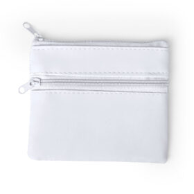 Coin purse with 2 compartments - White