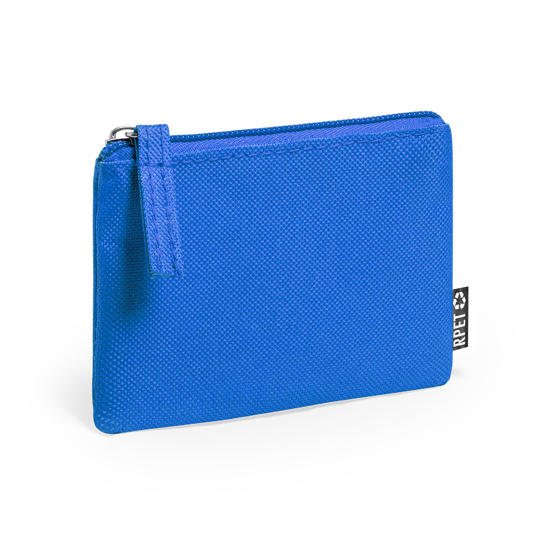 Coin purse made from RPET - Blue - Image 2