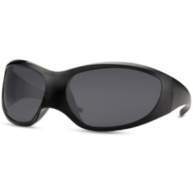Black sunglasses classic model large - With black lenses