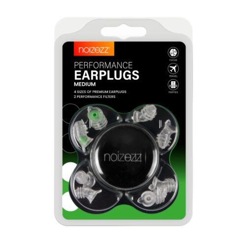 Noizezz Premium Performance medium earplugs green