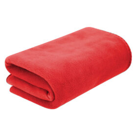 Polar fleece blanket 150 x 120 cm red