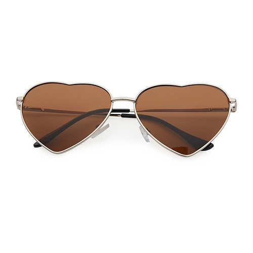 Heart-Shaped Sunglasses | Brown Lenses