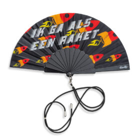 Ravelife - Festival Neck Fan - Hand Fan with Cord - I'm Going Like a Rocket