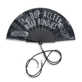 Ravelife - Festival Neck Fan - Hand Fan with Cord - I Only Walk in Circles