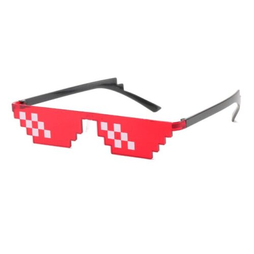 Thug life sunglasses red