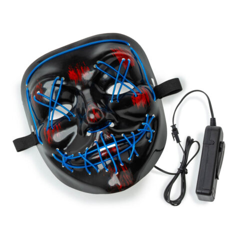 LED Mask Halloween – Purge Style – With Controller – Blue Light