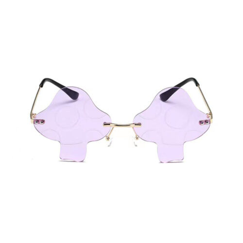 Festival sunglasses mushroom purple