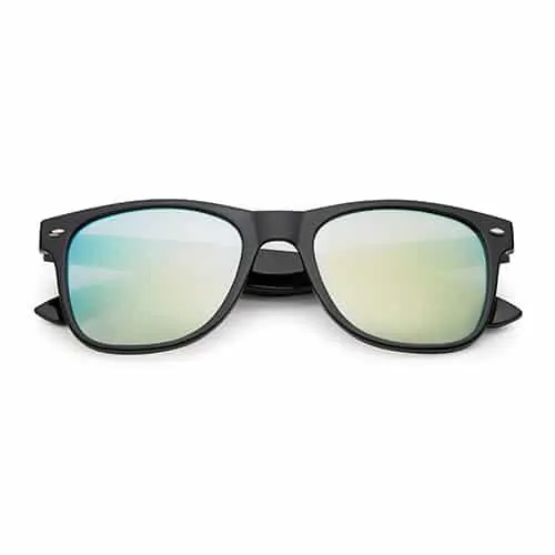 Space glasses mirror gold-silver | black