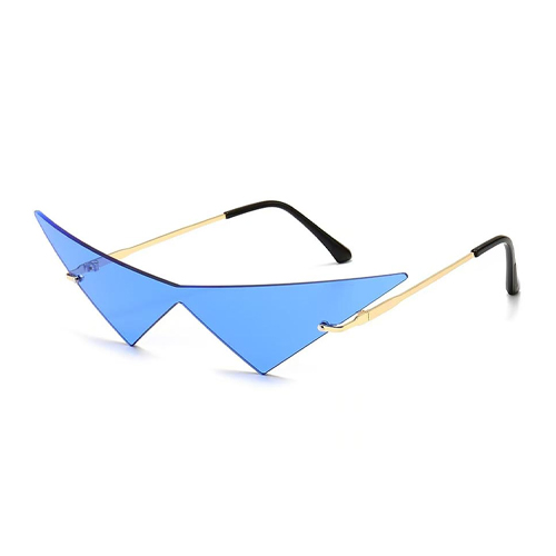 Triangle Sunglasses Dark Blue