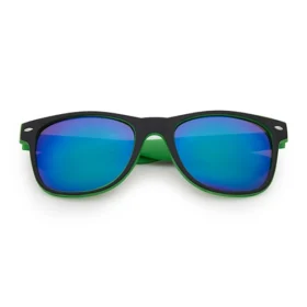 Classic Sunglasses | green-black mirror lenses