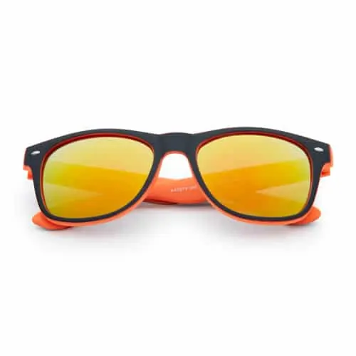 Classic colors sunglasses | orange-yellow mirror lenses