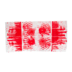 Halloween tablecloth with blood splatters - 274 x 137 cm