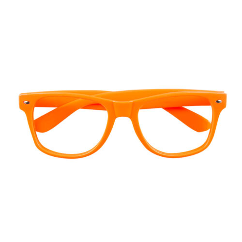 Party Sunglasses – UV Blacklight Party Glasses – Neon Orange