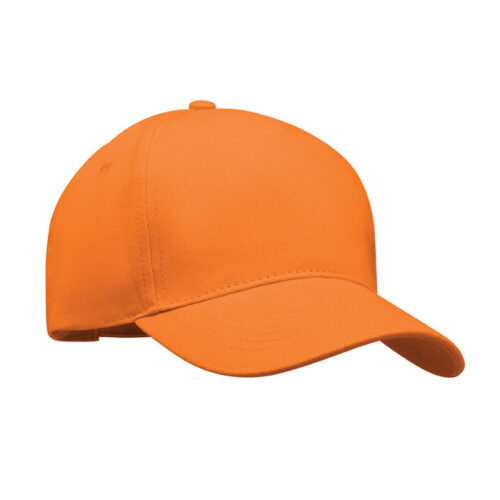 Baseball cap - Adjustable with metal buckle - Cotton orange
